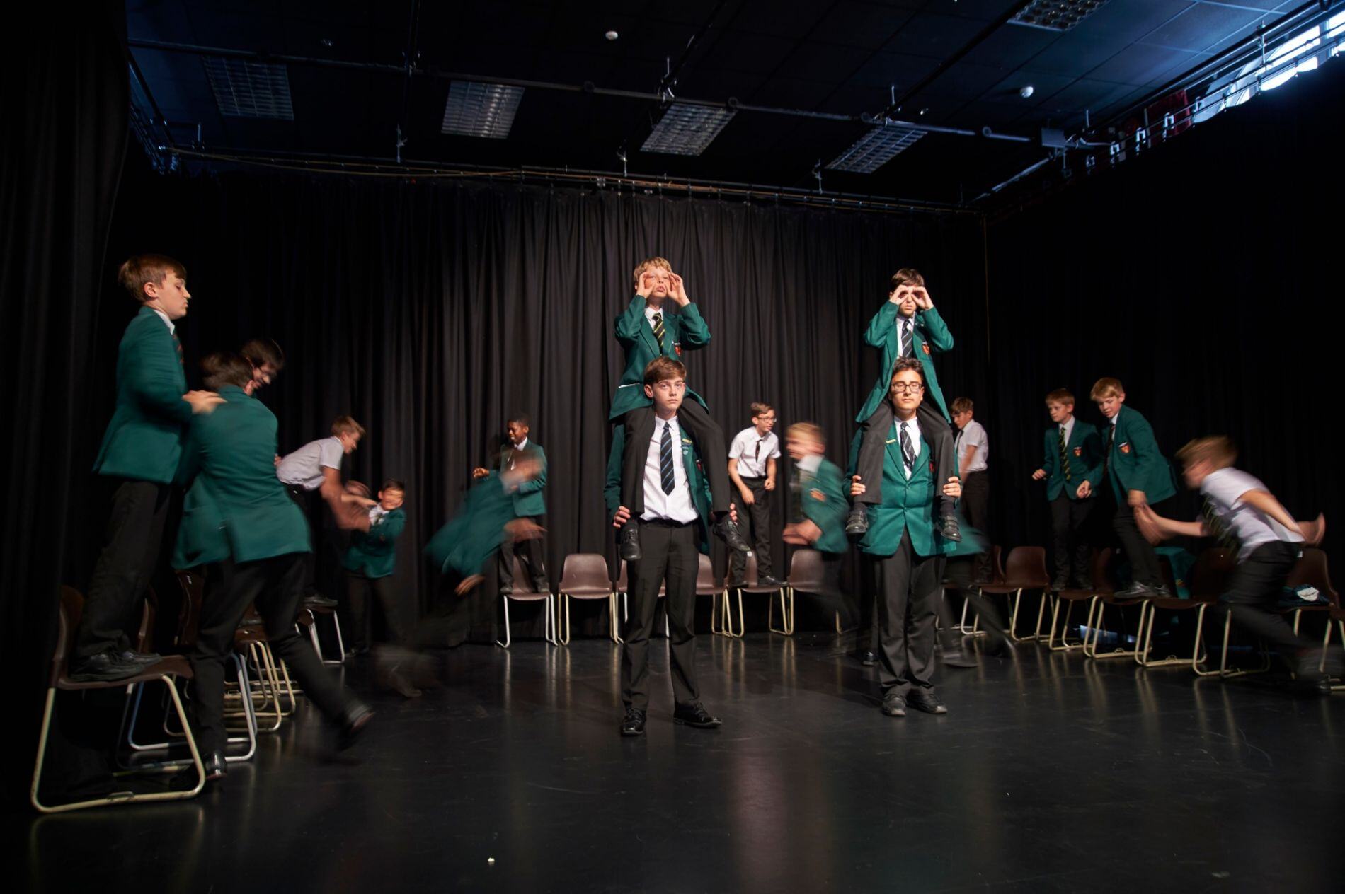 Drama students at SHSB